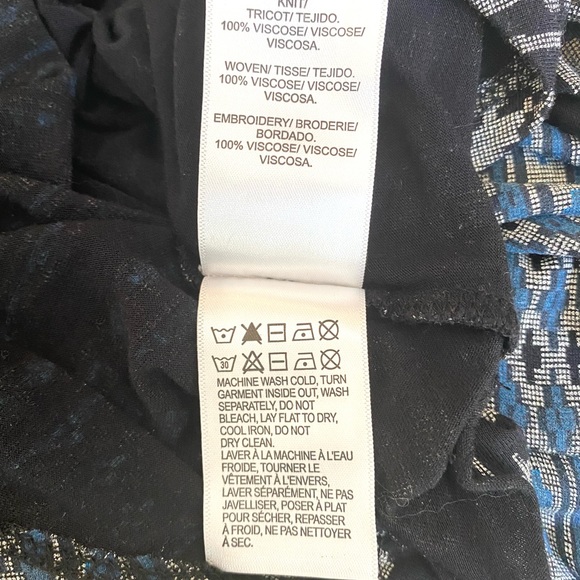 Lucky Brand Embroidered Bell Sleeve Blouse - Picture 13 of 14